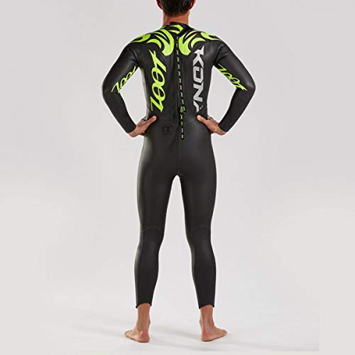 Zoot Traje de Neopreno de Kona para Hombres con Bolsa Hecha de Neopreno Yamamoto, Ideal para el triatlón y la natación en Aguas Abiertas Tamaño S