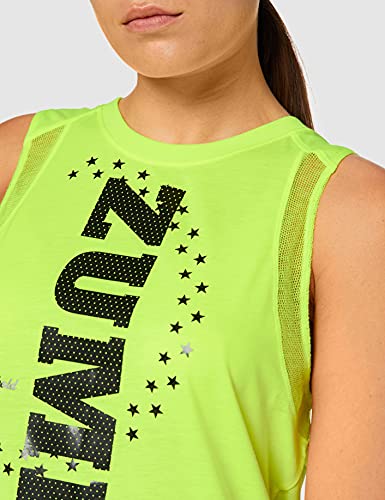 Zumba Dance Atlético Estampado Fitness Camiseta Mujer Sueltas de Entrenamiento Top Deportivo Tank Tops, Star, X-Small Womens