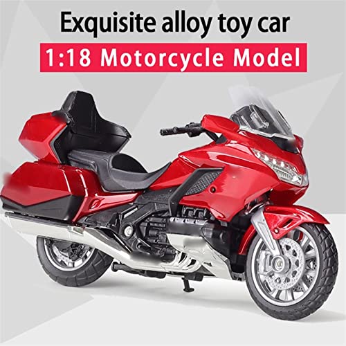 1:18 2020 para Honda Gold Wing Modelo De Motocicleta Fundido A Presión, Juguete Absorbente Shork Viable para Niños, Juguete De Regalo Die Cast Motocicleta