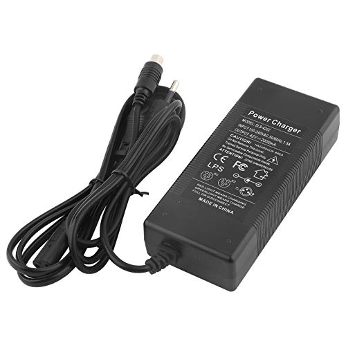 42v 2a Caricabatteria,42V 2A Adaptador de Cargador para Scooter Eléctrico Piezas Cargador de Batería Accesorios reemplazo para Xiaomi Mijia y Ninebot Patinete Scooter Eléctrico ES1 / ES2 / 2 / ES4