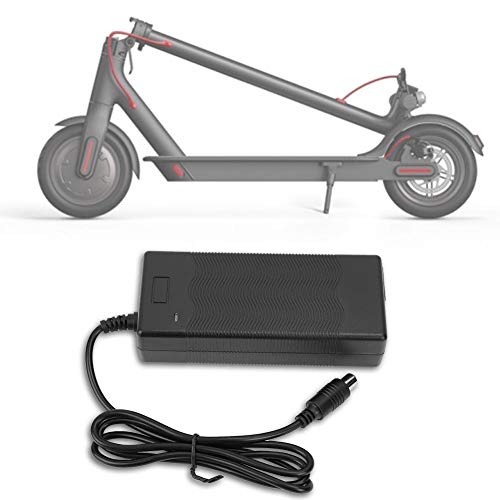 42v 2a Caricabatteria,42V 2A Adaptador de Cargador para Scooter Eléctrico Piezas Cargador de Batería Accesorios reemplazo para Xiaomi Mijia y Ninebot Patinete Scooter Eléctrico ES1 / ES2 / 2 / ES4