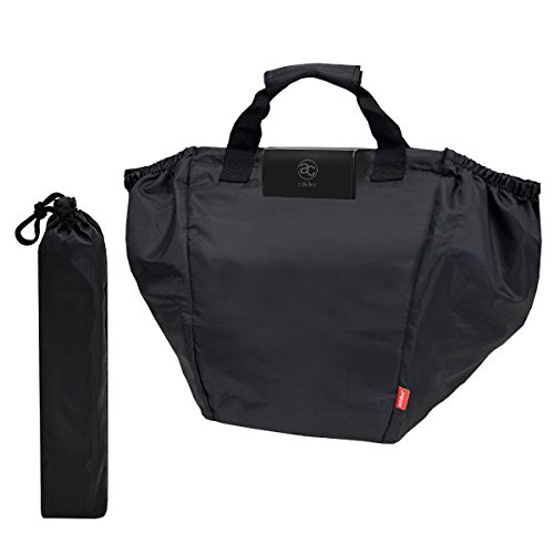 achilles Easy-Shopper Combi, Bolsa para carro de compras, Carro de compras plegable, bolsa de compras adecuada para todos los carritos de compra actuales, bolsa en negro, 54 cm x 35 cm x 39 cm