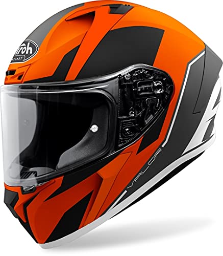 Airoh Valor Casco, Accesorio Unisex para Adultos, Naranja (Orange Matt), XL