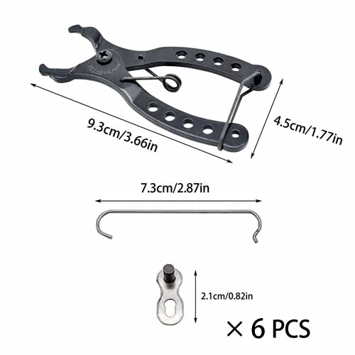 Alicates Cadenas de Bicicletas, Fácil de Instalar y Desmontar para Mantenimiento de Cadena de Bicicleta