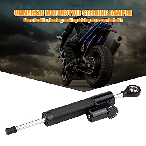 Amortiguador de dirección CNC universal para motocicleta, estabilizador de amortiguador Keenso lineal invertido con soporte de montaje