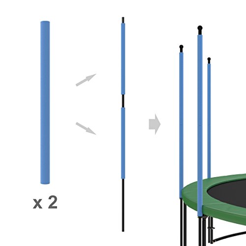 Ampel 24-6 espumas de proteccíon de Barras para Cama elàstica / 2 espumas necessarias para 2 Barras/Azul