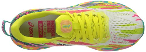 Asics Gel-Noosa Tri 13, Road Running Shoe Mujer, Hot Pink/Sour Yuzu, 37 EU