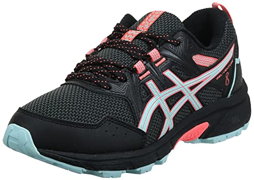 Asics Gel-Venture 8, Trail Running Shoe Mujer, Black/Clear Blue, 37 EU