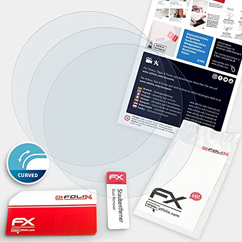 atFoliX Película Protectora Compatible con ASUS VivoWatch SP HC-A05 Protector Película, Ultra Claro y Flexible FX Lámina Protectora de Pantalla (3X)