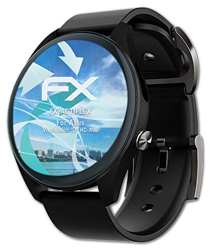 atFoliX Película Protectora Compatible con ASUS VivoWatch SP HC-A05 Protector Película, Ultra Claro y Flexible FX Lámina Protectora de Pantalla (3X)