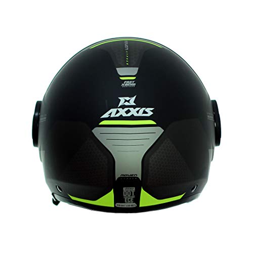 AXXIS Casco Moto Jet OF509 Raven SV Cypher B2 Gris Mate Talla XS (53-54 cms) con Pantalla Solar. Homologado…