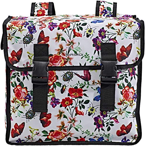 Basil Mara XL Bolsa Doble, Unisex Adulto, Meadow, 37 cm x 15 cm x 44 cm