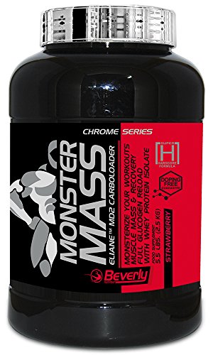 Beverly Nutrition Monster Mass Carbohidratos Sabor Fresa - 2500 gr