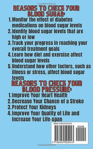 Blood Sugar / Blood Pressure Log Book : Monitoring Notebook/ Tables with 250+ Pages and 1,500+ chart records for Blood Pressure, Sugar, Pulse and Insulin Units