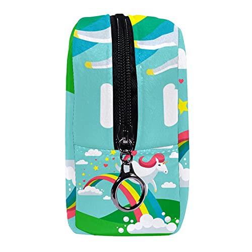 Bolsa de cosméticos Bolsa de Maquillaje Bolsa de cosméticos de Viaje, Bolso de Mano, Bolso de baño,Unicornio Dash