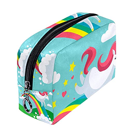 Bolsa de cosméticos Bolsa de Maquillaje Bolsa de cosméticos de Viaje, Bolso de Mano, Bolso de baño,Unicornio Dash