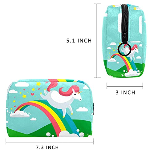 Bolsa de cosméticos Bolsa de Maquillaje Bolsa de cosméticos de Viaje, Bolso de Mano, Bolso de baño,Unicornio Dash