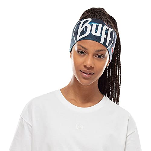 BUFF Proteam Coolnet UV+ Headband XCross Blue - Hoofdband