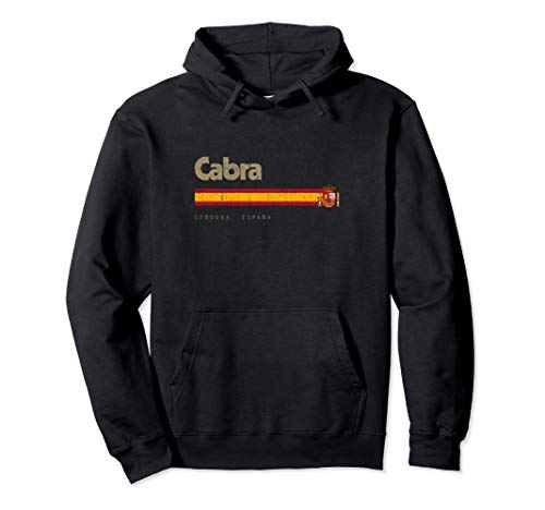 Cabra Ciudad Española Vintage Bandera España Sudadera con Capucha