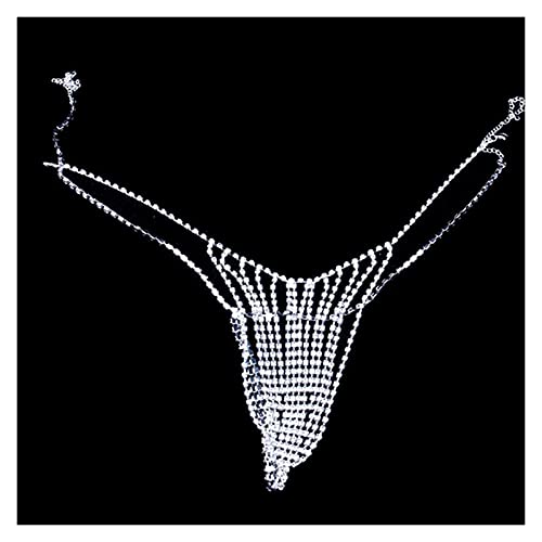 Cadenas de cuerpo Sujetador de la cadena de la ropa interior de Rhinestone y las bragas para las mujeres CHURCULO DE CUCTURA CHANGE CADENA DE BIKINI DE BIKINI JOYERÍA DE LUJO Para mujeres y niñas.