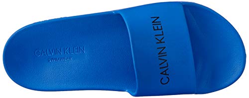 Calvin Klein Zapatilla Hombre Swimwear CK artículo KM0KM00375 Slide, 446 Duke Blue, Piede 39