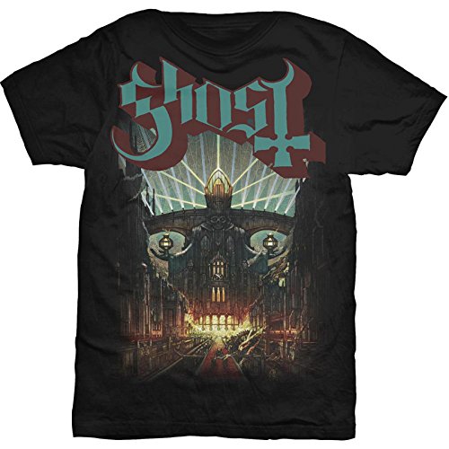 Camiseta oficial del disco Meliora del grupo Ghost de Heavy Metal, todas las tallas