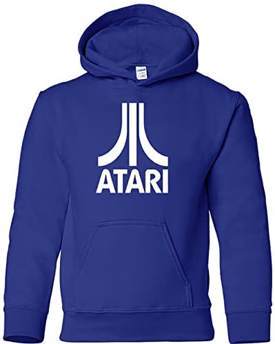 Camisetas EGB Sudadera Atari Adulto/Niño ochenteras 80´s Retro (L, Azulón)