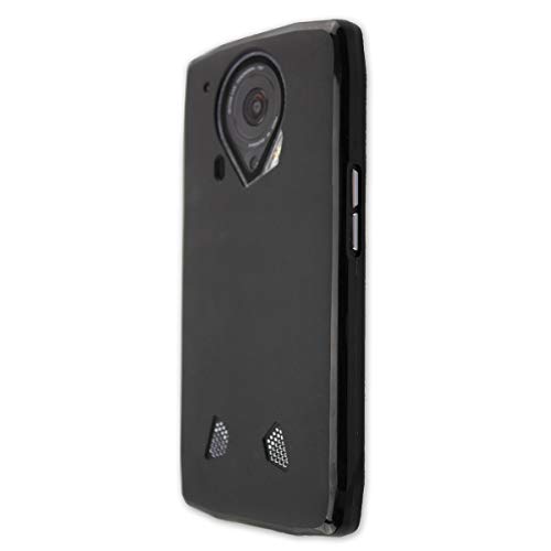 caseroxx TPU-Carcasa y Protector de Pantalla para Crosscall Trekker-X4, Set (TPU-Carcasa en Negro)