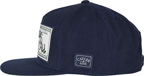 Cayler & Sons Baseball Kappe C&s WL Dolla Billy Cap Gorra de bisbol, Azul Marino/MC, Talla única Unisex Adulto