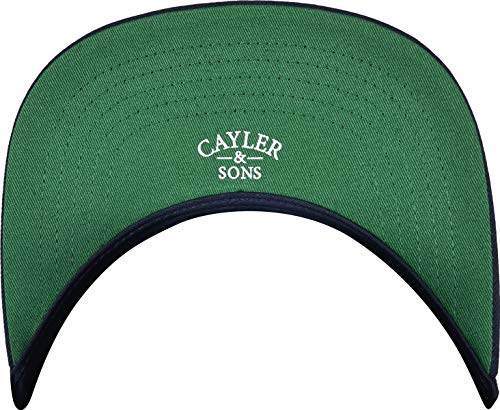 Cayler & Sons Baseball Kappe C&s WL Dolla Billy Cap Gorra de bisbol, Azul Marino/MC, Talla única Unisex Adulto