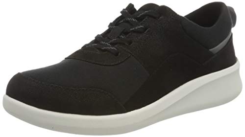 Clarks Sillian2.0 Kae, Zapatillas Mujer, Negro (Black), 39 EU