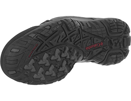 Columbia Peakfreak Venture Waterproof Zapatos impermeables para Hombre, Negro (Black, Vintage Red), 44 EU