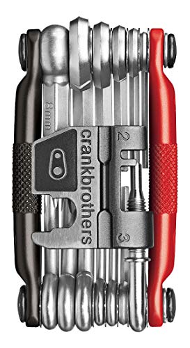 CRANK BROTHERS multiherramienta M19, negro/rojo