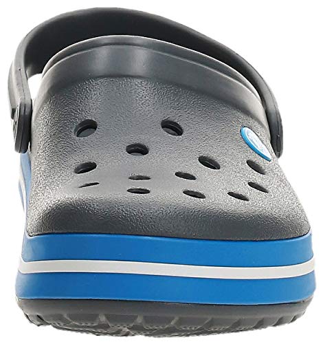 Crocs Crocband Unisex Adulta Zuecos, Gris (Charcoal/Ocean), 37/38 EU