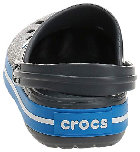 Crocs Crocband Unisex Adulta Zuecos, Gris (Charcoal/Ocean), 37/38 EU