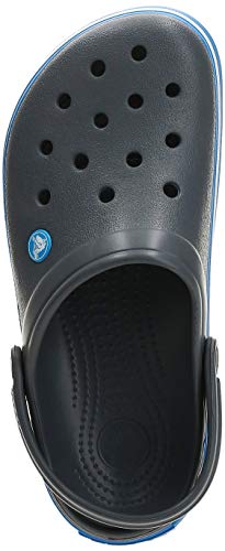 Crocs Crocband Unisex Adulta Zuecos, Gris (Charcoal/Ocean), 37/38 EU