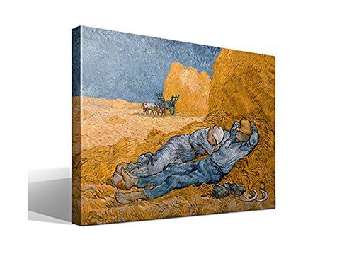 Cuadro Canvas La Siesta de Vincent Willem Van Gogh  - 70cm x 95cm