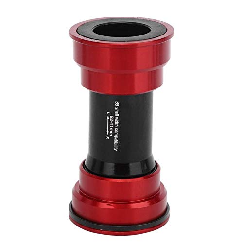 DAUERHAFT Evite la contaminación Bb91 / Bb92 Conveniente(Ceramic Bottom Bracket-Press-in-Red)