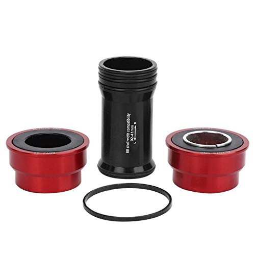 DAUERHAFT Evite la contaminación Bb91 / Bb92 Conveniente(Ceramic Bottom Bracket-Press-in-Red)