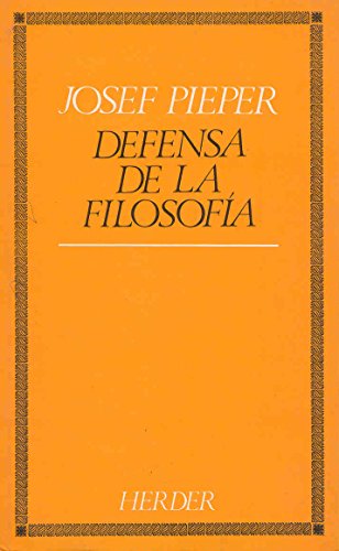 Defensa de la filosofía