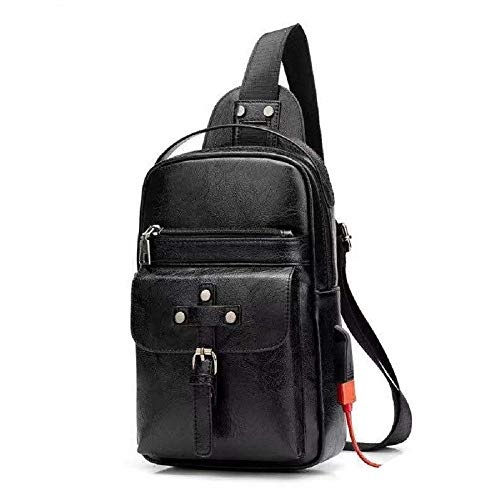 DFV mobile - Mochila Bolso Bandolera para BLU Dash 3.5 D160 - Negra