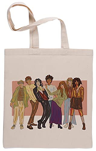 Dibujos animados Merodeadores Reutilizable Algodón Beige Bolsa de la Compra Reusable Cotton Shopping Bag