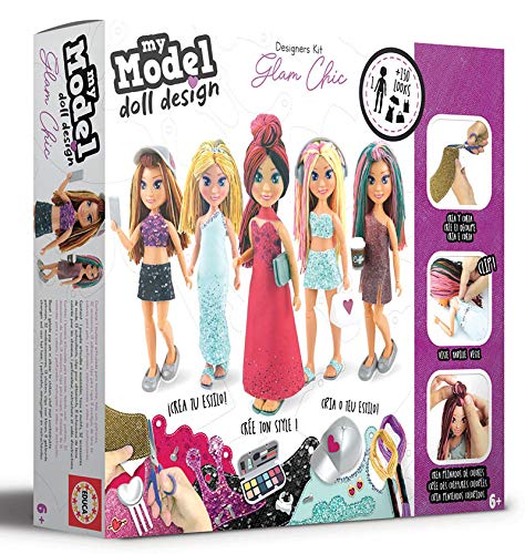 Educa - My Model Doll Design Glam-Chic Muñeca, Multicolor, 18367