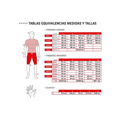 ELTIN Pro - Chaqueta para Hombre, Color Rojo/Negro/Blanco, Talla M