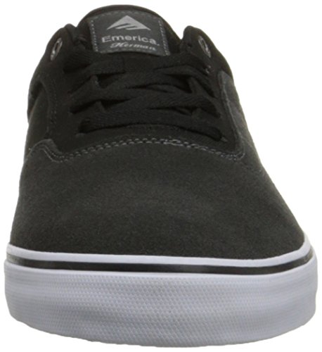 Emerica Laced by Leo Romero, Zapatillas de Skateboard Hombre, Grigio Scuro E Nero, 40.5 EU