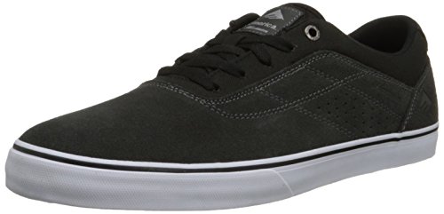 Emerica Laced by Leo Romero, Zapatillas de Skateboard Hombre, Grigio Scuro E Nero, 40.5 EU