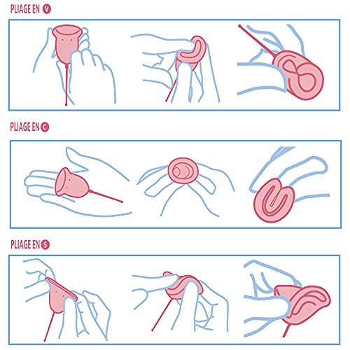 Enna Cycle - 2 Copas Menstruales Y Caja Esterilizadora, Salmón, Talla M