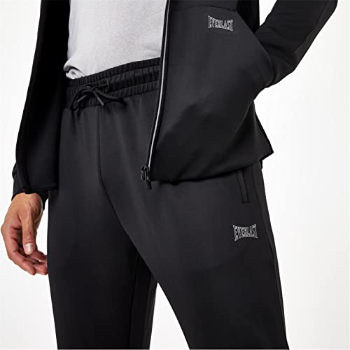 Everlast Hombre Pantalones Deportivos Tipo Joggers Ligeros Negro M