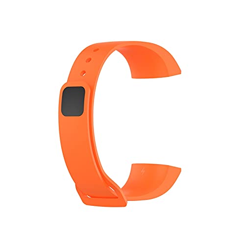 FFF8 Correa de muñeca de Silicona para Xiaomi MI Banda 4C Reloj de reemplazo Sport Sport Soft Correa para la Banda de Redmi Pulsera Inteligente para la Banda MI (Color : Orange)