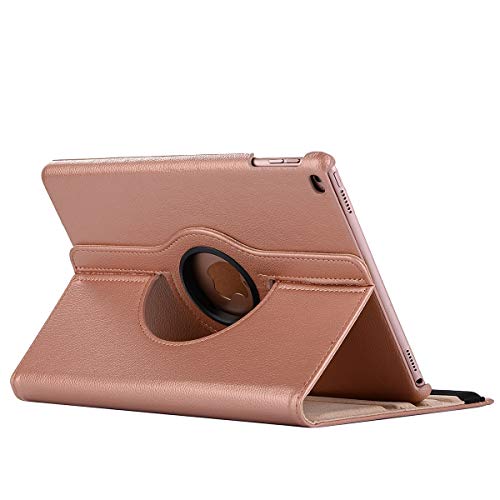 flyorigin Funda para iPad 10,2 Pulgadas, Funda para iPad 7, iPad 8, iPad 9 (séptimo, Octavo y Noveno iPad 2019/2020/2021), con rotación de 360 Grados, Smart Sleep Wake, Funda para iPad